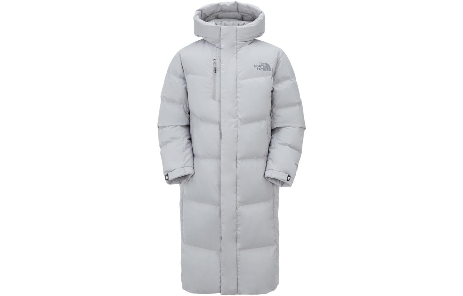 

Пуховик унисекс серый The North Face, серый