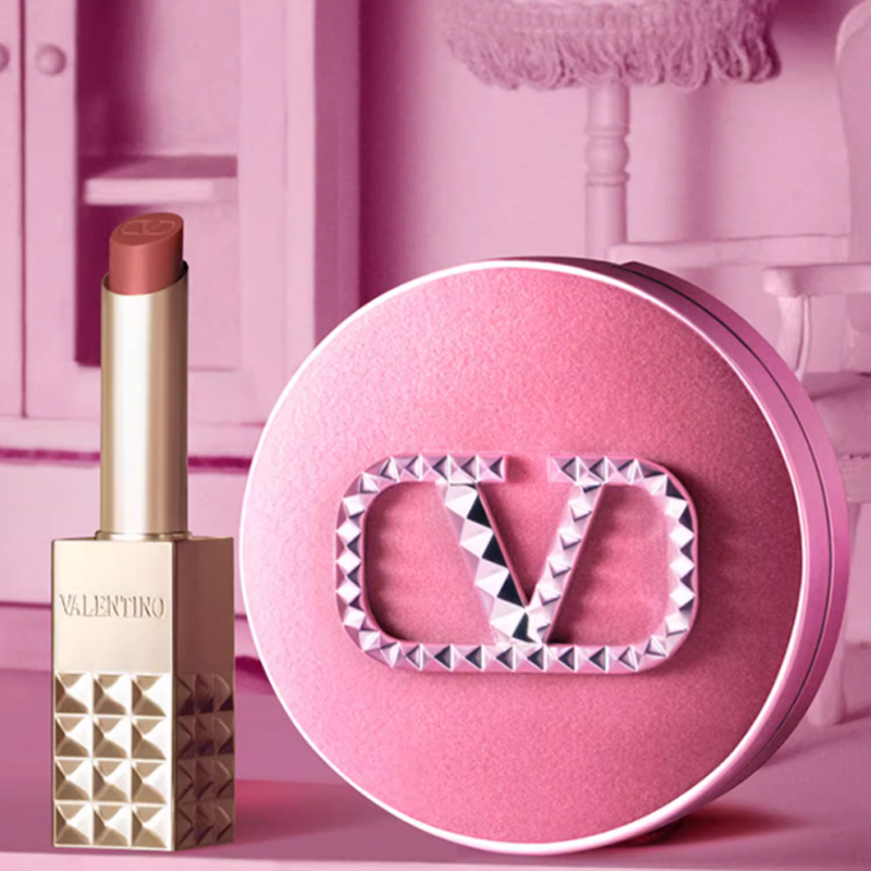 Ограниченный набор макияжа Velvet Air Cushion Stud для губ и тона кожи Valentino — фото 4