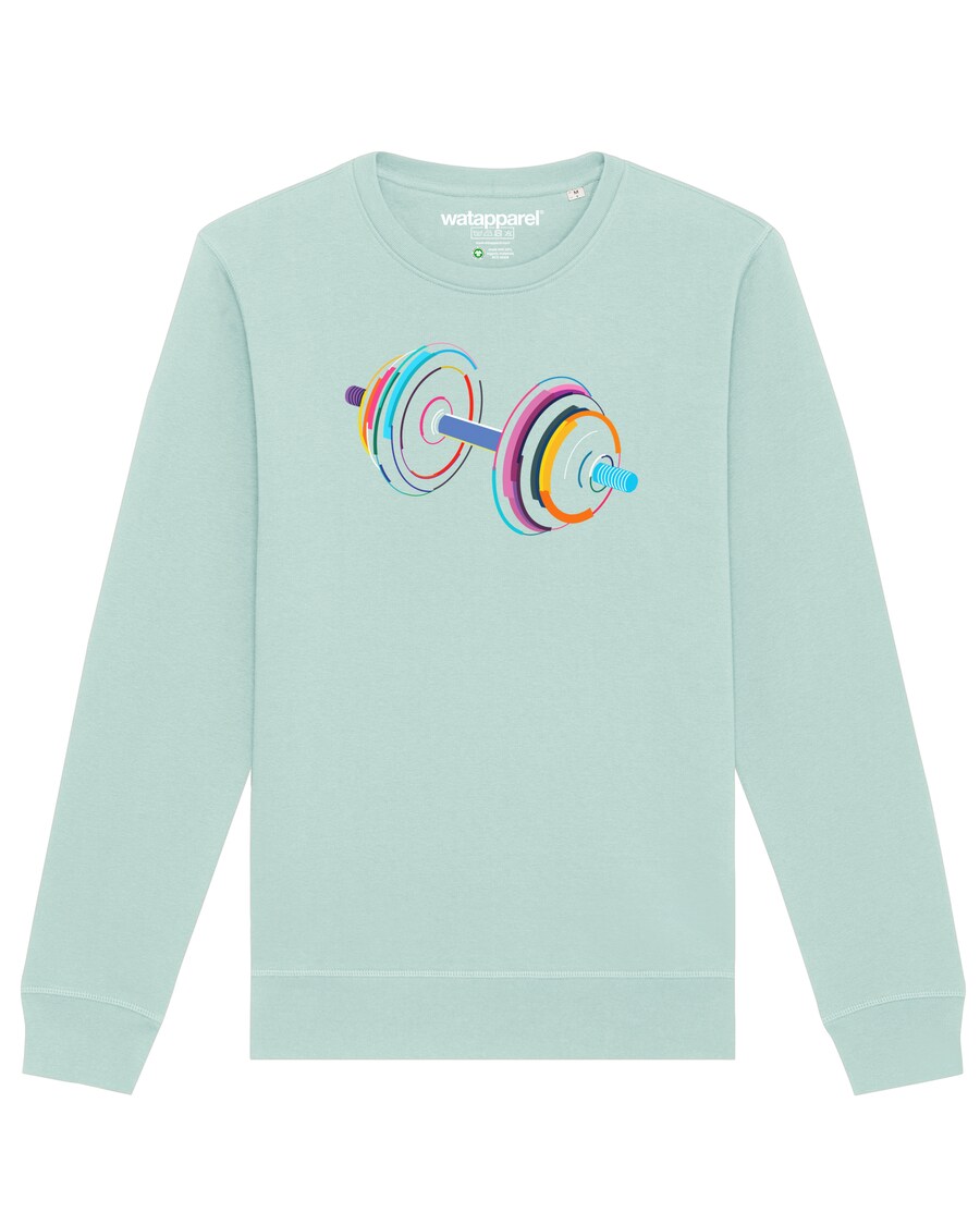

Толстовка Watapparel 80s Hantel, лазурный