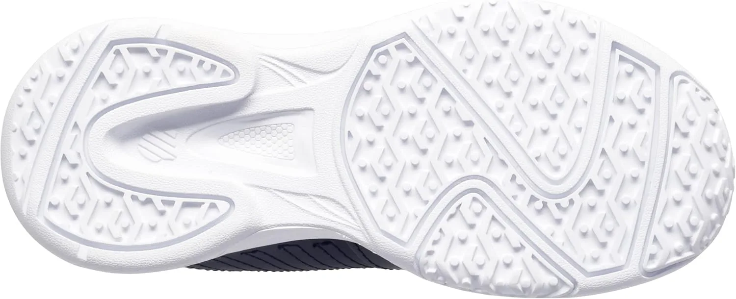 Детские теннисные кроссовки Court Express Omni K-Swiss, черный/оранжевый/белый — фото 4