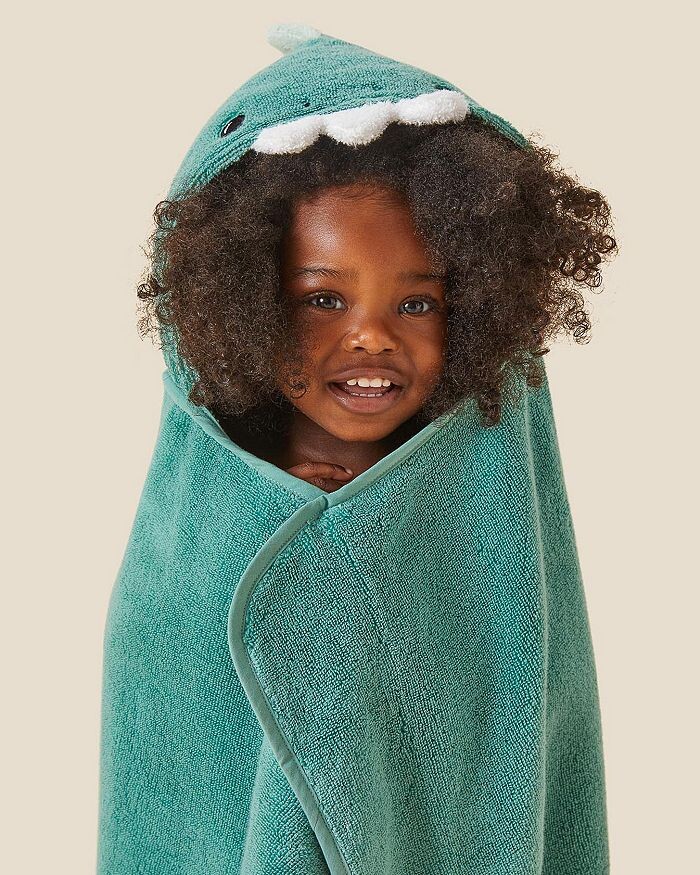 

Полотенце для малышей MORI Unisex Dino с капюшоном — Little Kid, мультиколор