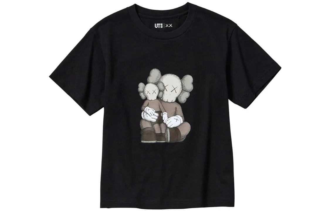 Футболка с принтом KAWS UT UNIQLO, черный