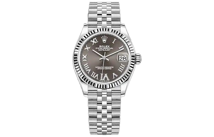 

ROLEX Часы женские Datejust Collection Automatic Mechanical Movement 31 мм с серым циферблатом