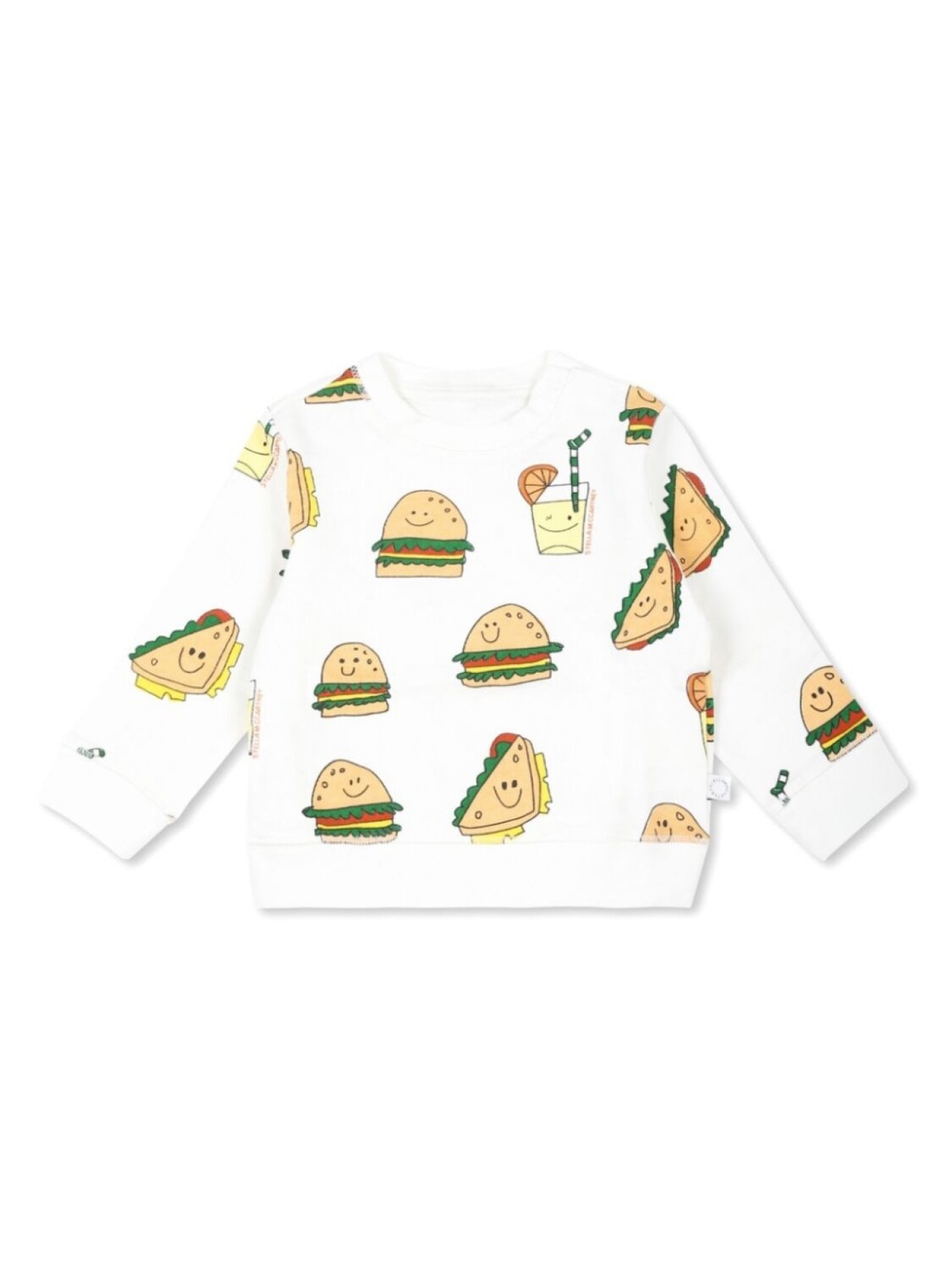 

Толстовка Stella McCartney Kids Silly Sandwich, белый