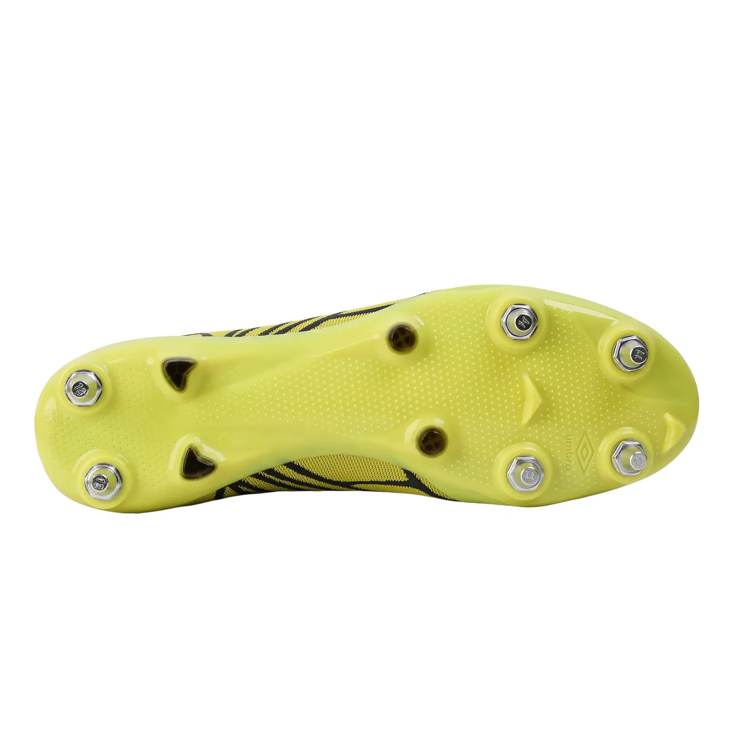 Футбольные бутсы с технологией ProWeave Umbro, ярко-желтый — фото 4