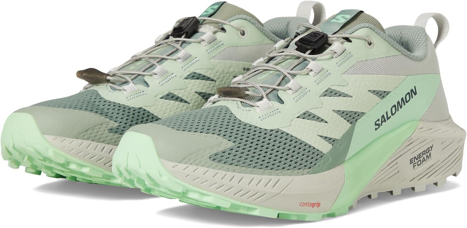 

Кроссовки Sense Ride 5 Salomon, цвет Lily Pad/Metal/Green Ash