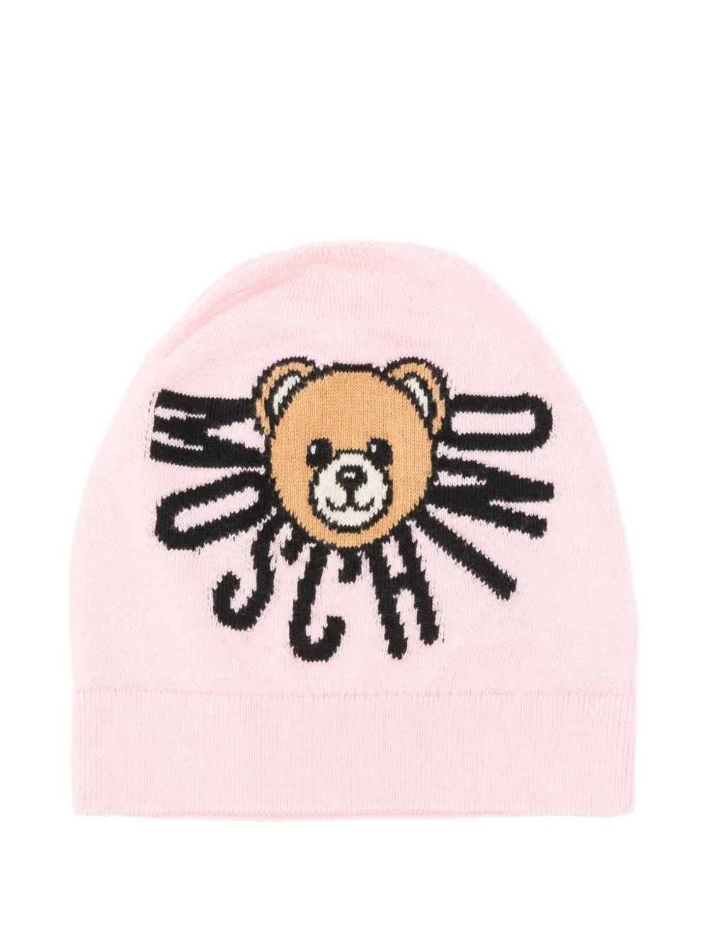 

Декорированная шапка бини Moschino Kids, розовый