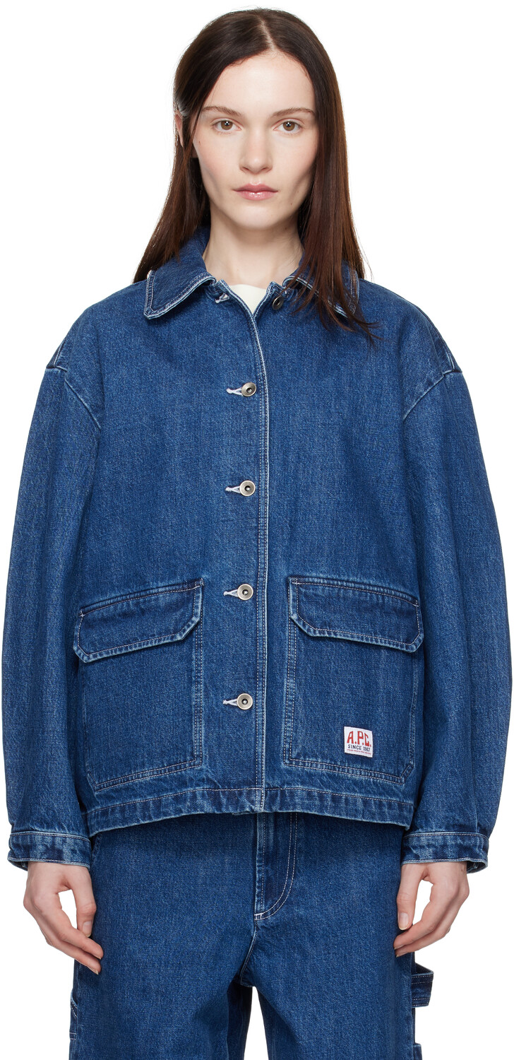 

Синяя джинсовая куртка Alys A.P.C.