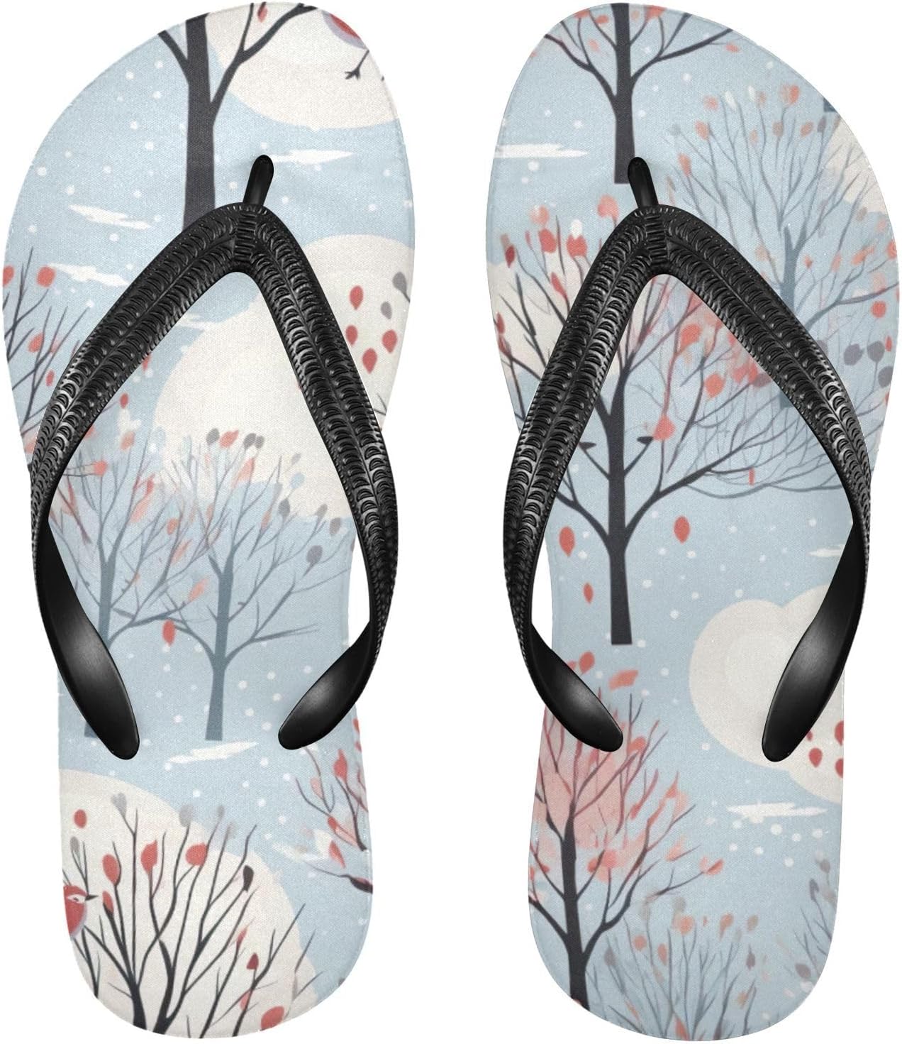 

Зимние шлепанцы Trees для пляжа и лета, повседневные сандалии для женщин и мужчин, обувь для душа, размер XS Kfbe