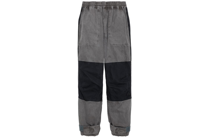 

Вязаные спортивные штаны мужские серые Cav Empt