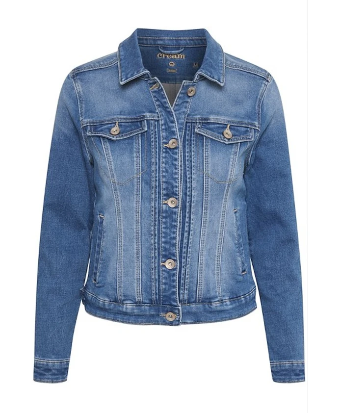 

Стильная джинсовая куртка с нагрудными карманами. Cream, синий