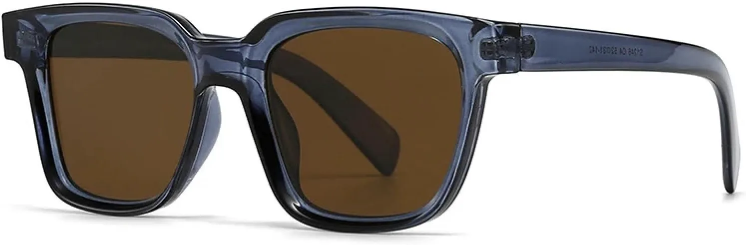 

Ретро солнцезащитные очки для женщин, защита от УФ-излучения UV400, модные солнцезащитные очки для мужчин, трендовые солнцезащитные очки TVTBBVV, Blue Tea