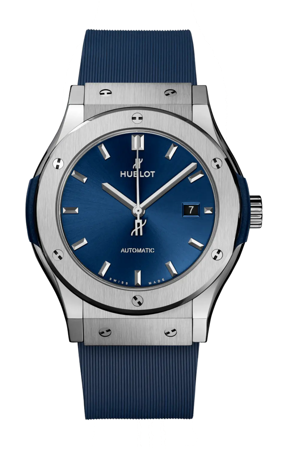 

Часы classic fusion titanium blue Hublot