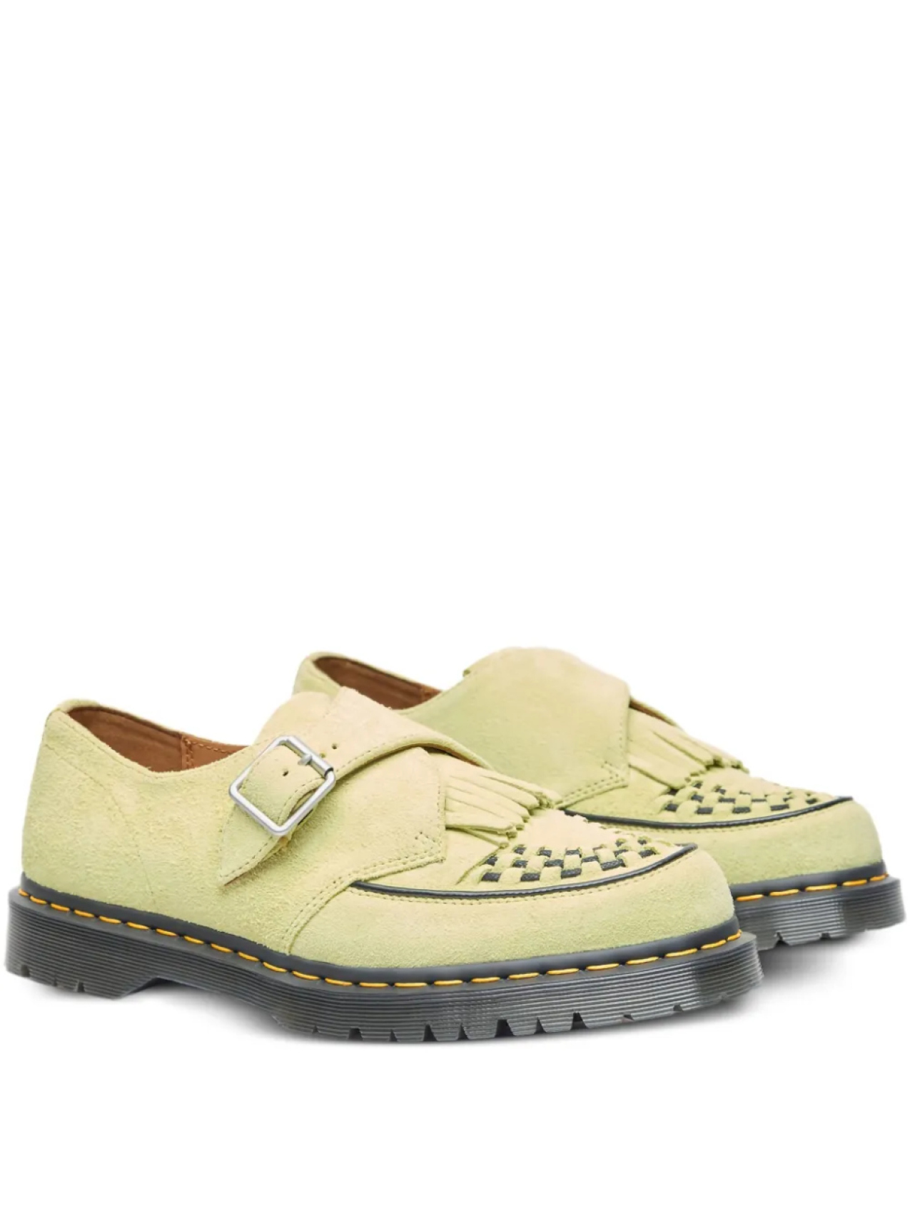 

Кожаные монки Dr. Martens, зеленый