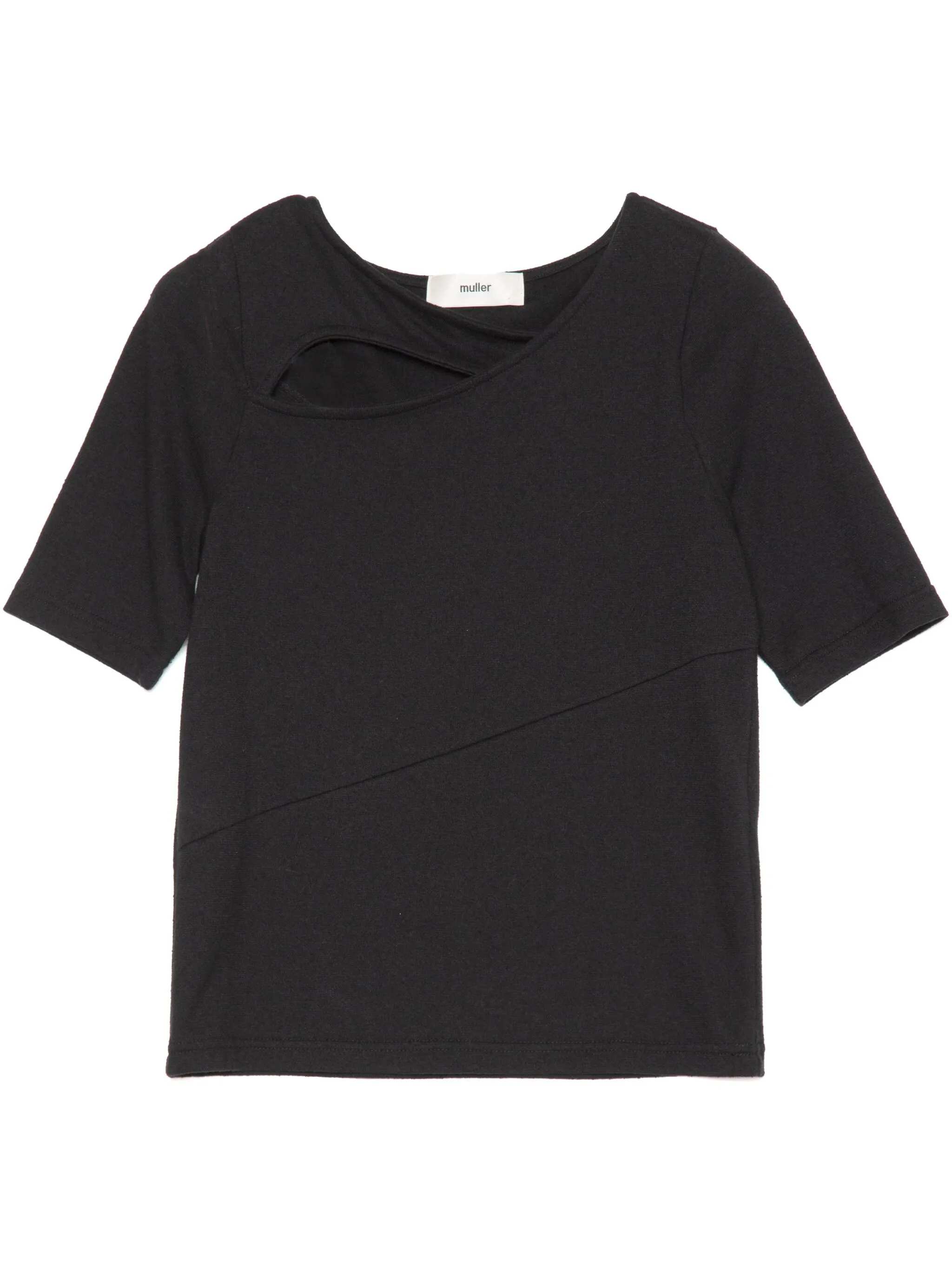 

Футболка из смесового хлопка Muller Of Yoshiokubo, черный