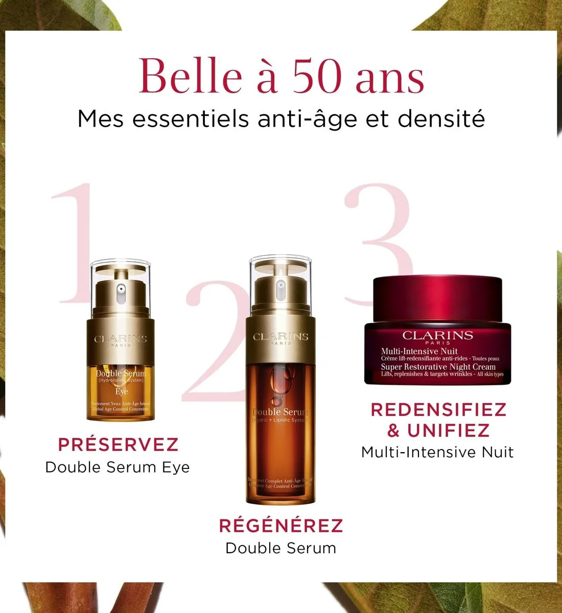 Clarins Мульти-интенсивный ночной крем-лифтинг, укрепляющий и против морщин - Для всех типов кожи — фото 4