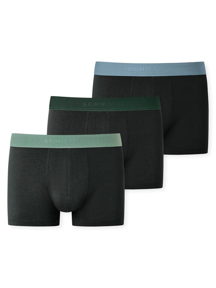 

Боксеры Schiesser short 3er Pack, цвет schwarz/blau