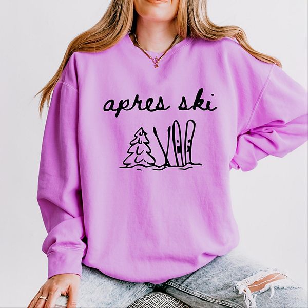 

Легкий свитшот для женщин с принтом в стиле après ski Simply Sage Market, Neon Violet, Зеленый, Легкий свитшот для женщин с принтом в стиле après ski Simply Sage Market, Neon Violet