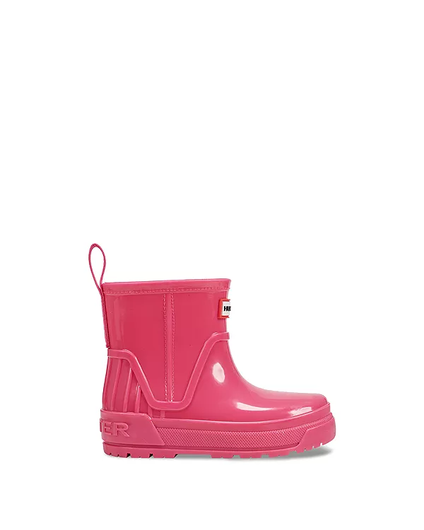 Водонепроницаемые ботинки унисекс для детей - для малышей и взрослых. Hunter, розовый — фото 2