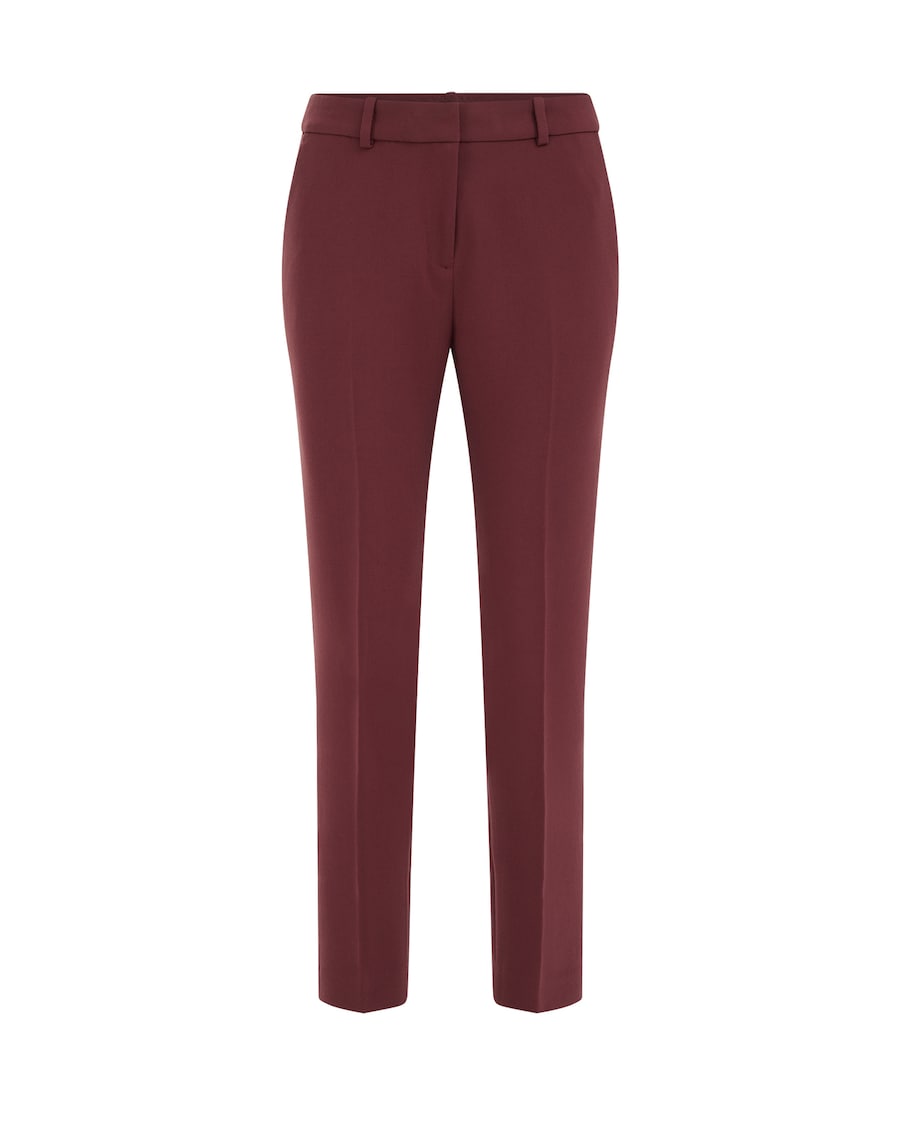 

Узкие брюки WE Fashion, темно-красный
