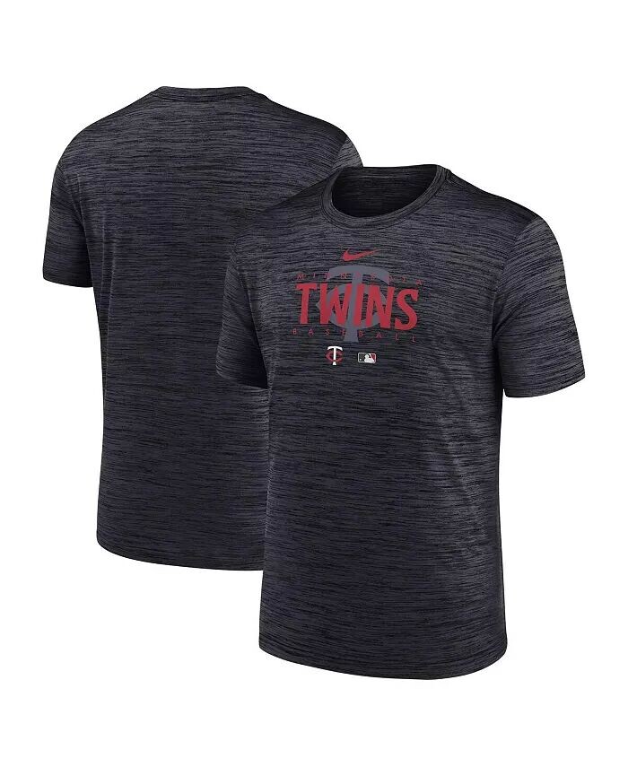 

Мужская футболка Minnesota Twins Charcoal Authentic Collection Velocity Performance Practice Nike