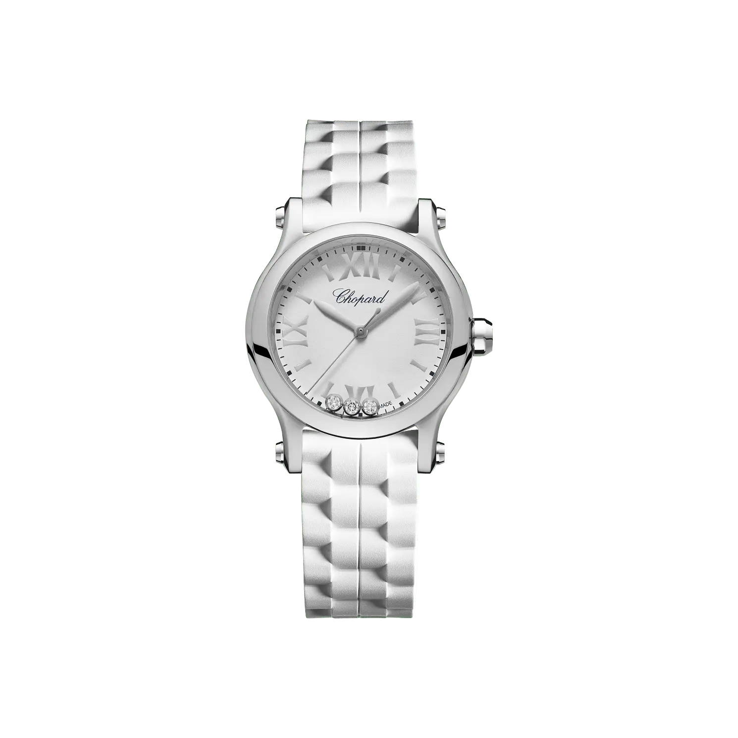 

Часы Chopard Happy Sport - 30 мм, кварц, lucent steel, бриллианты