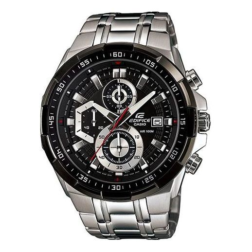 

Часы CASIO EDIFICE Waterproof Stainless Steel Strap Mens Black Analog, черный