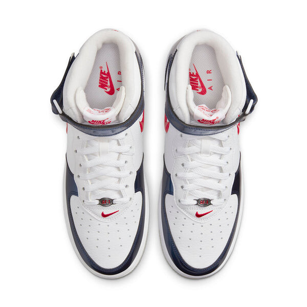 Кроссовки air force 1 mid qs Nike, белый — фото 4