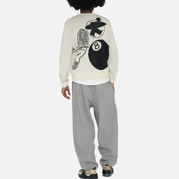 Спортивные штаны Nike Fleece Pants x Stussy 'Dark Gray Heather', серый — фото 4