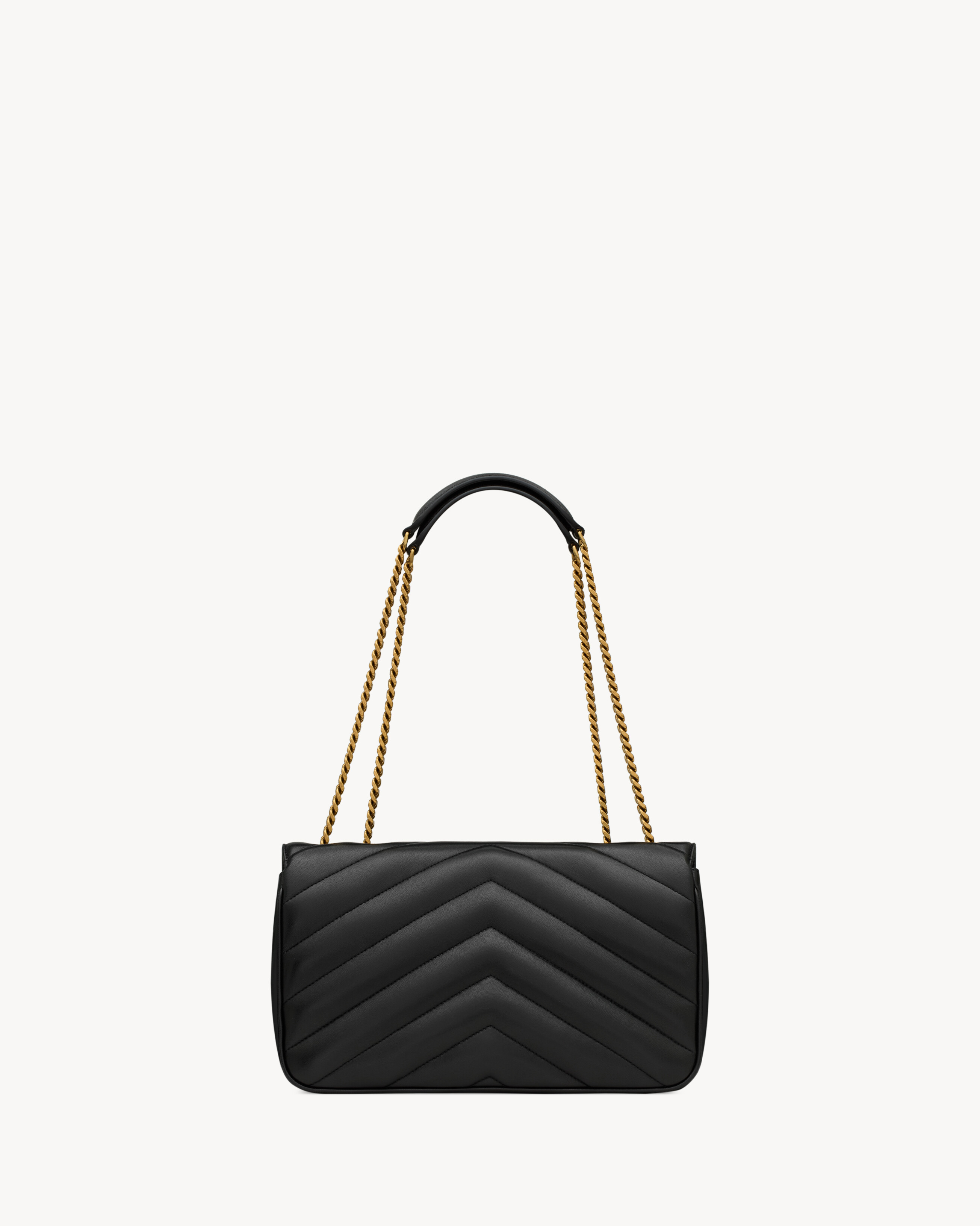 Цепочная сумка из мягкой овечьей кожи Saint Laurent, черный — фото 3
