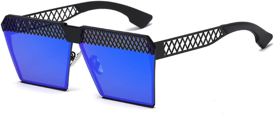 

Большие солнцезащитные очки для женщин и мужчин в стиле ретро, ​​для вождения автомобиля, защита от ультрафиолета UV400, металлические солнцезащитные очки LANGSER, Blue