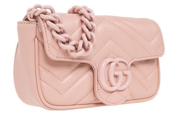 Сумка Gucci GG Marmont Belt Bag 'Perfect Pink' — фото 2