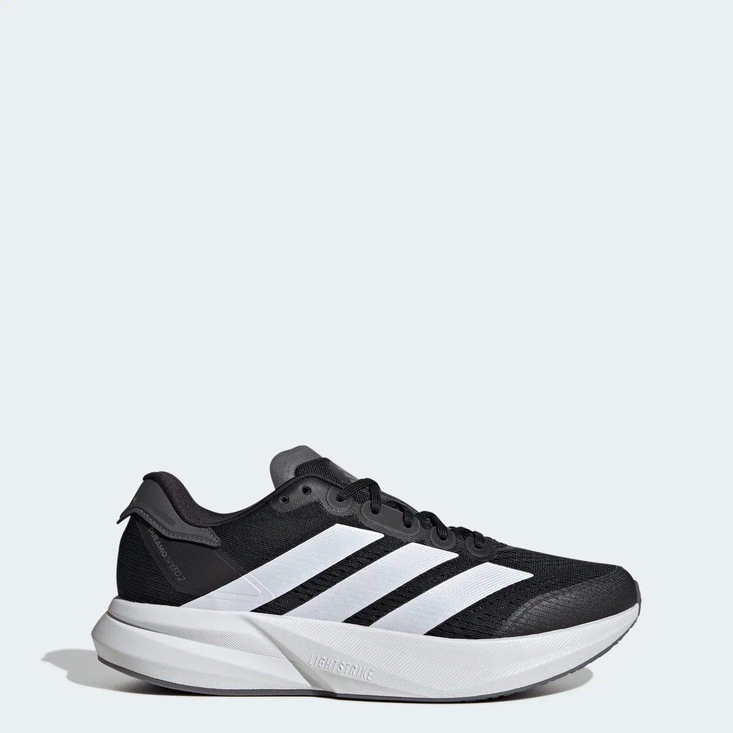 Мужские беговые кроссовки adidas Duramo Speed ​​2, Core Black / Cloud White / Grey Five