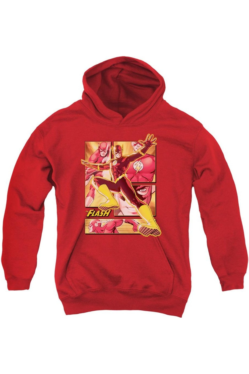 

Толстовка с капюшоном "Флэш" из Лиги Справедливости Америки для молодежи Gildan, красный