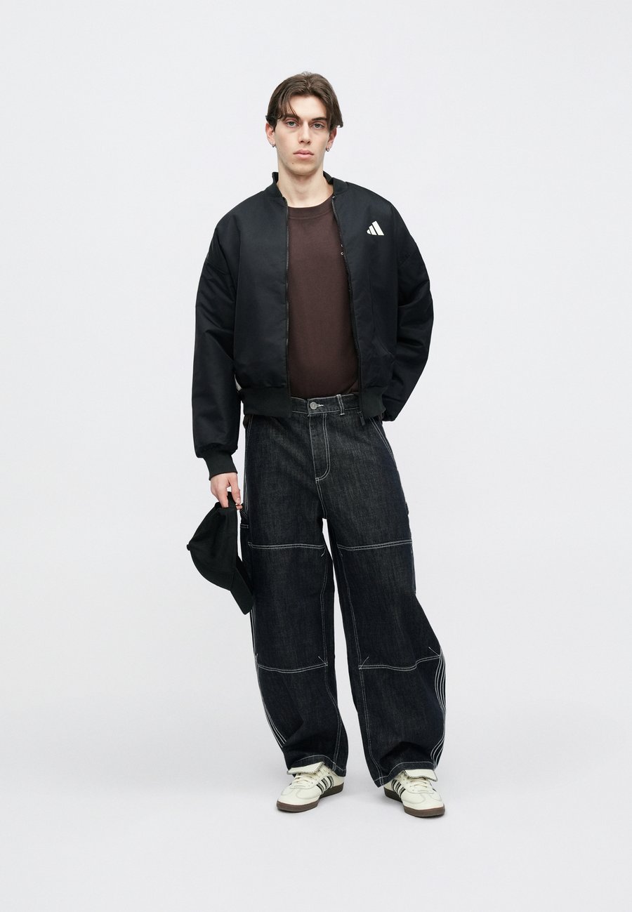 Куртка Adidas Originals STADIUM, Black/Off-White/Black — фото 3