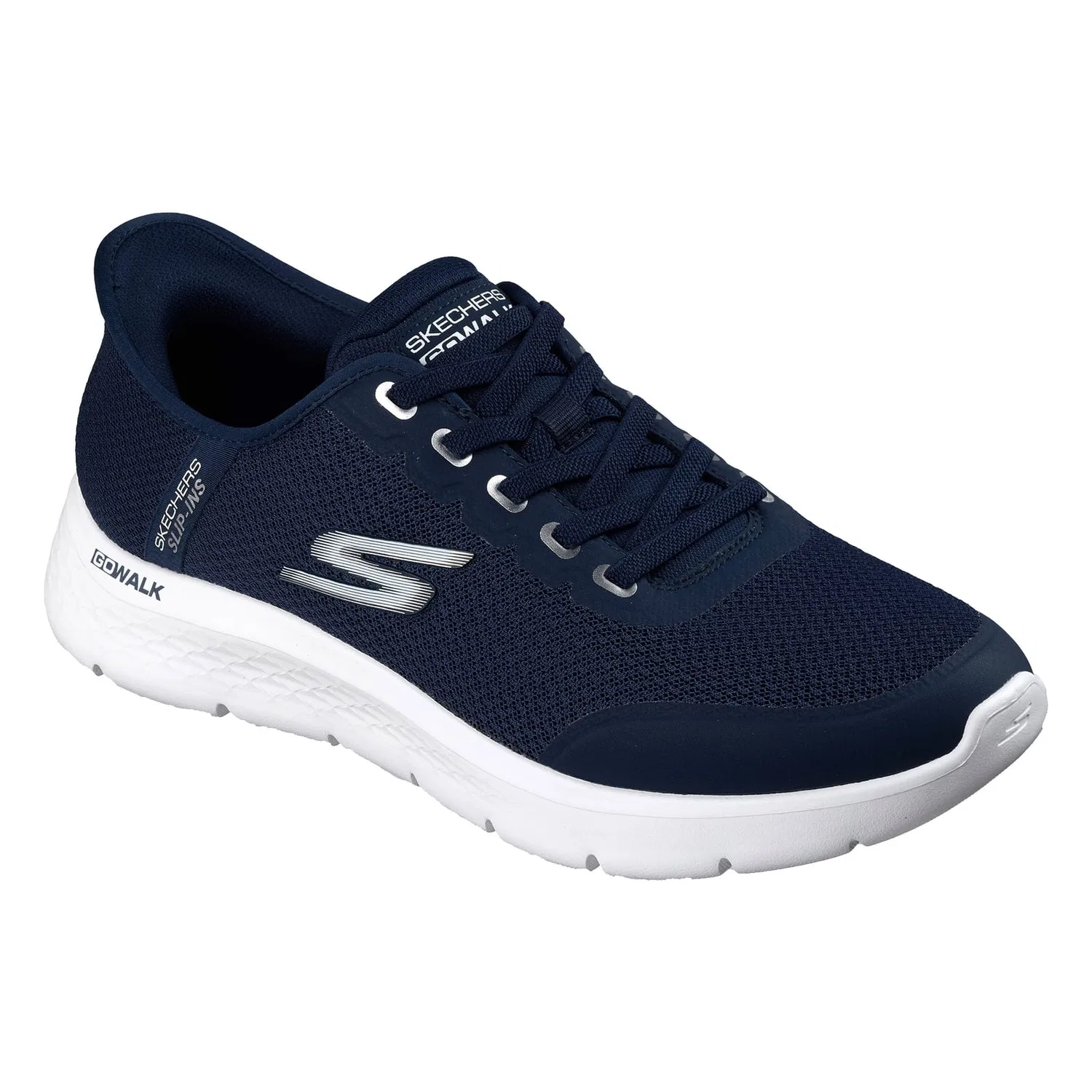 Кроссовки низкие, дышащие Skechers, темно-синий