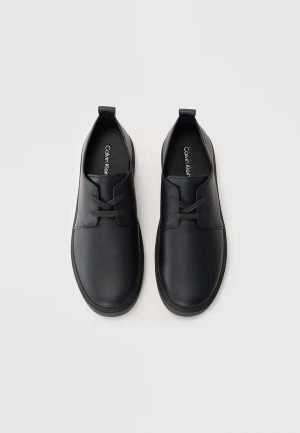 Полуботинки Calvin Klein Hybrid clean cup derby lace ups, тройной черный — фото 4