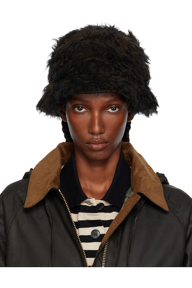 

Our Legacy Панама с коричневым логотипом и фурнитурой