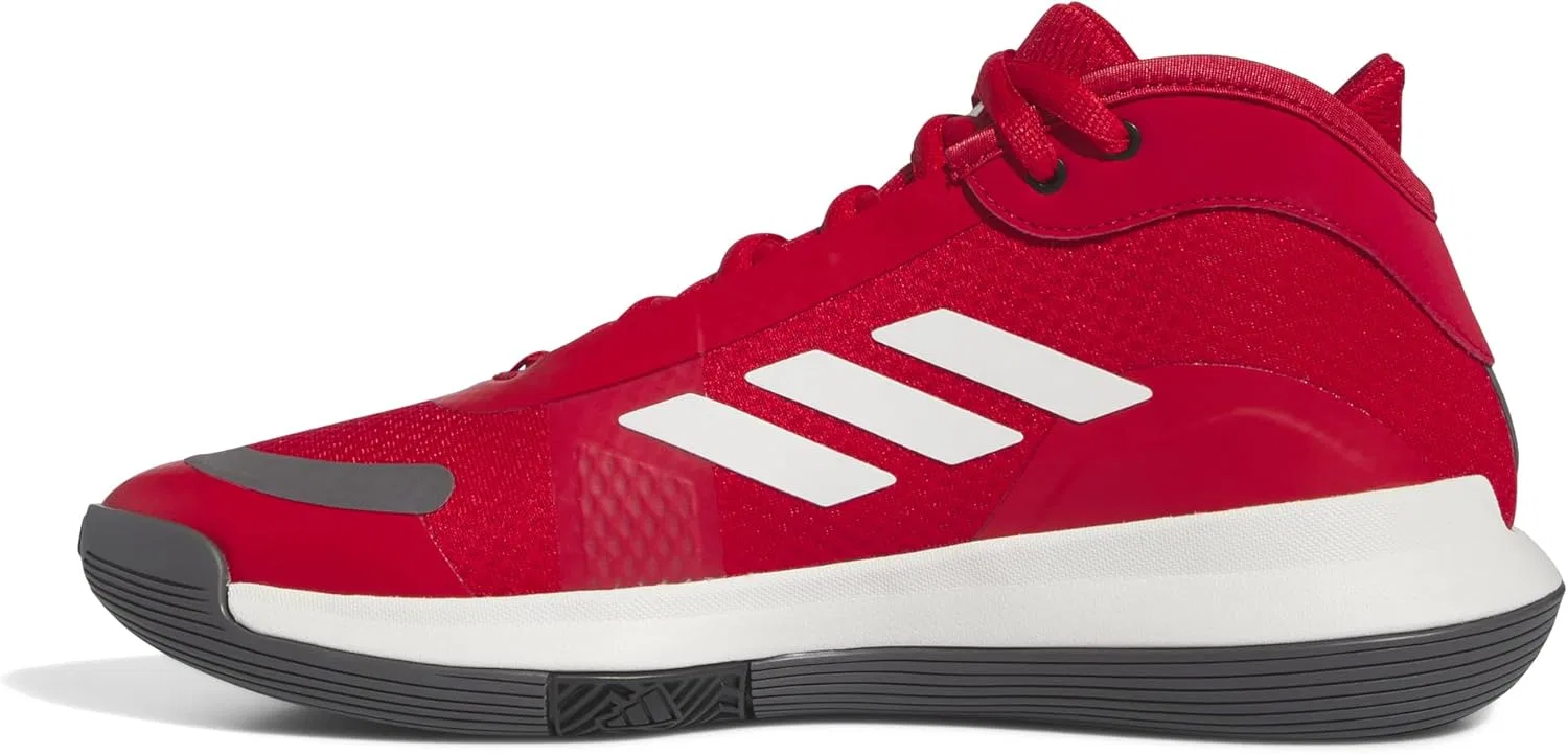 Кроссовки Adidas Unisex Bounce Legends - низкие (не для футбола), Better Scarlet Cloud White Charcoal — фото 3