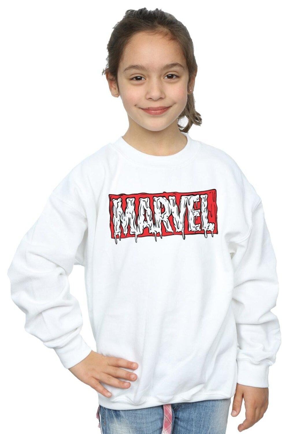 

Толстовка с логотипом Drip Marvel, белый