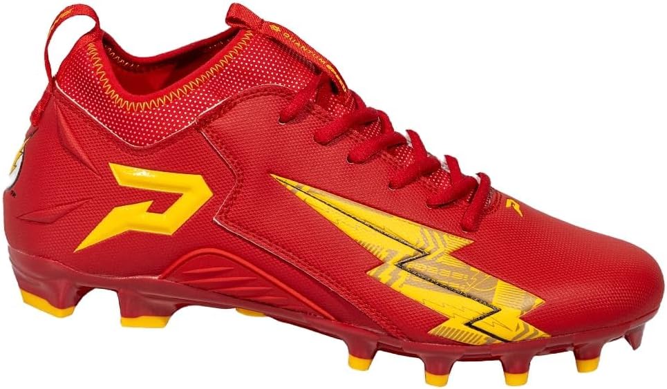 

Футбольные бутсы Phenom Elite The Flash - Quantum Speed, Красная версия DC Comics, Легкие высокоскоростные бутсы для мужчин и детей