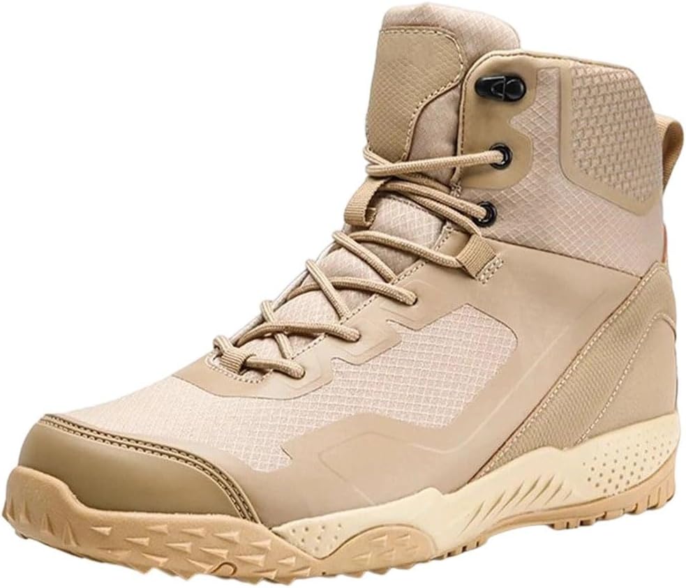 

Мужские водонепроницаемые повседневные ботинки для улицы, пустынные, для скалолазания, охоты, работы и походов Generic, 110-sand