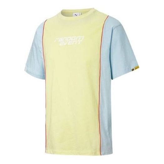 

Футболка x randomevent tee 'yellow blue white' Puma, желтый
