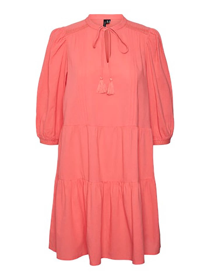 

Короткое платье Vero Moda, коралловый