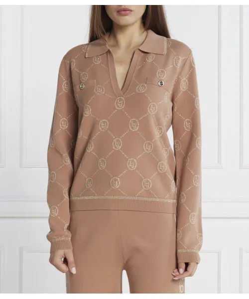 

Свитер Regular fit Liu Jo Sport, коричневый