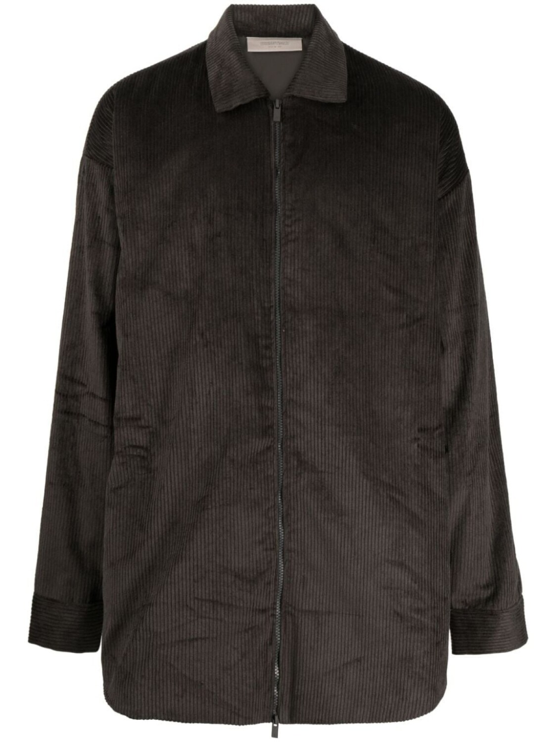 

FEAR OF GOD ESSENTIALS вельветовая куртка-рубашка на молнии, черный