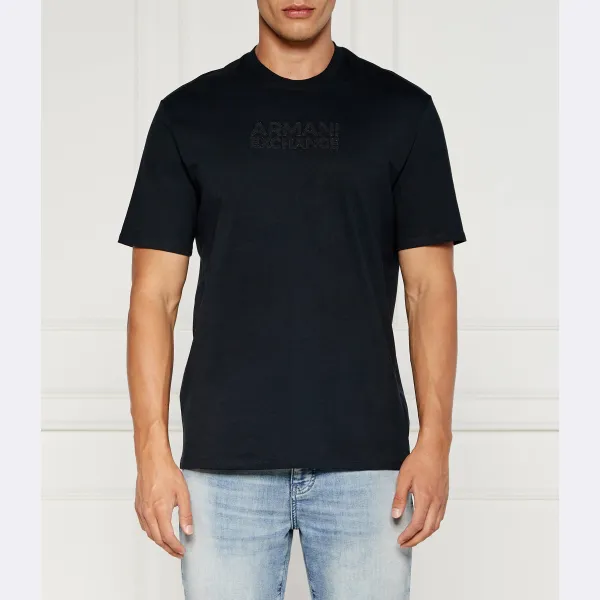

Футболка стандартного кроя Armani Exchange, синий