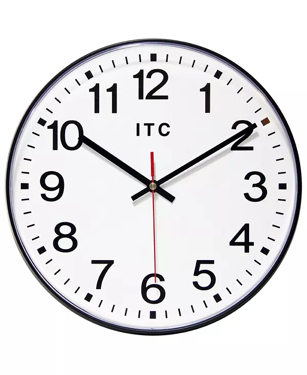 

Круглые настенные часы Infinity Instruments, black