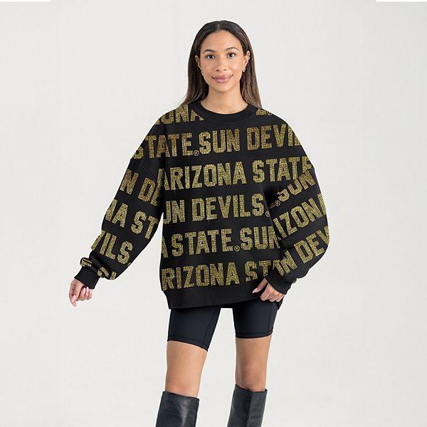 

Женский черный свитшот Arizona State Sun Devils Hype Era Gameday Couture