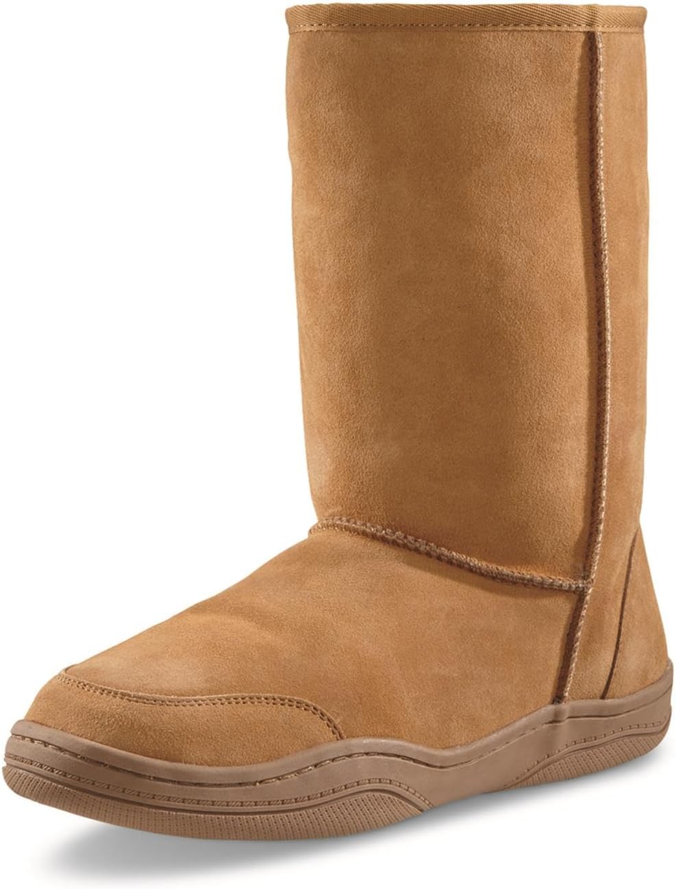 Guide Gear Men’s 10” Suede Slipper Boots, Fuzzy Indoor Comfort Booties — фото 2